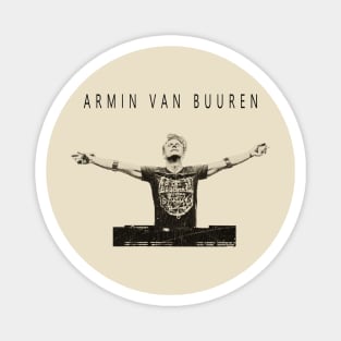 Retro Armin Van Buuren Magnet